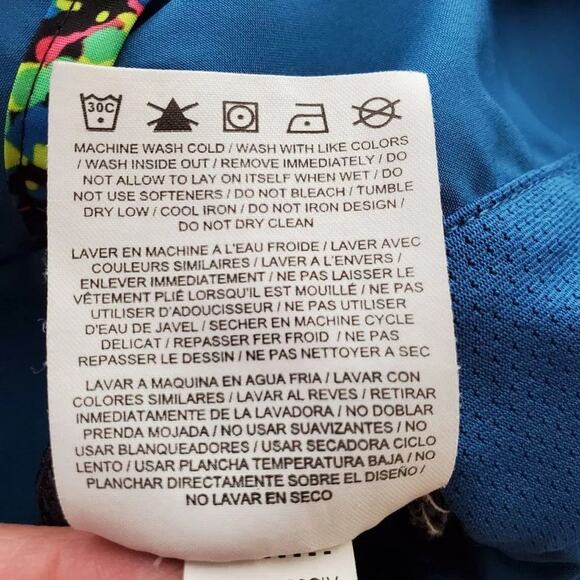 Nike Dry Fit Running Shorts Blue Neon Trim Women Size XS Athletic - Picture 15 of 16